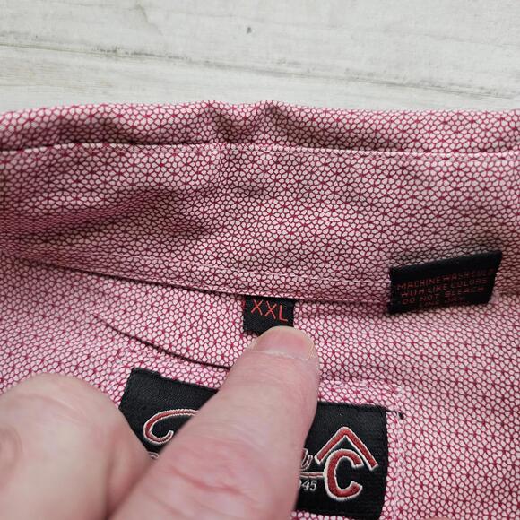 Rafter C Pro Flex 45 Performance All Over Print Geometric Button-Up shirt XXL - Picture 4 of 8